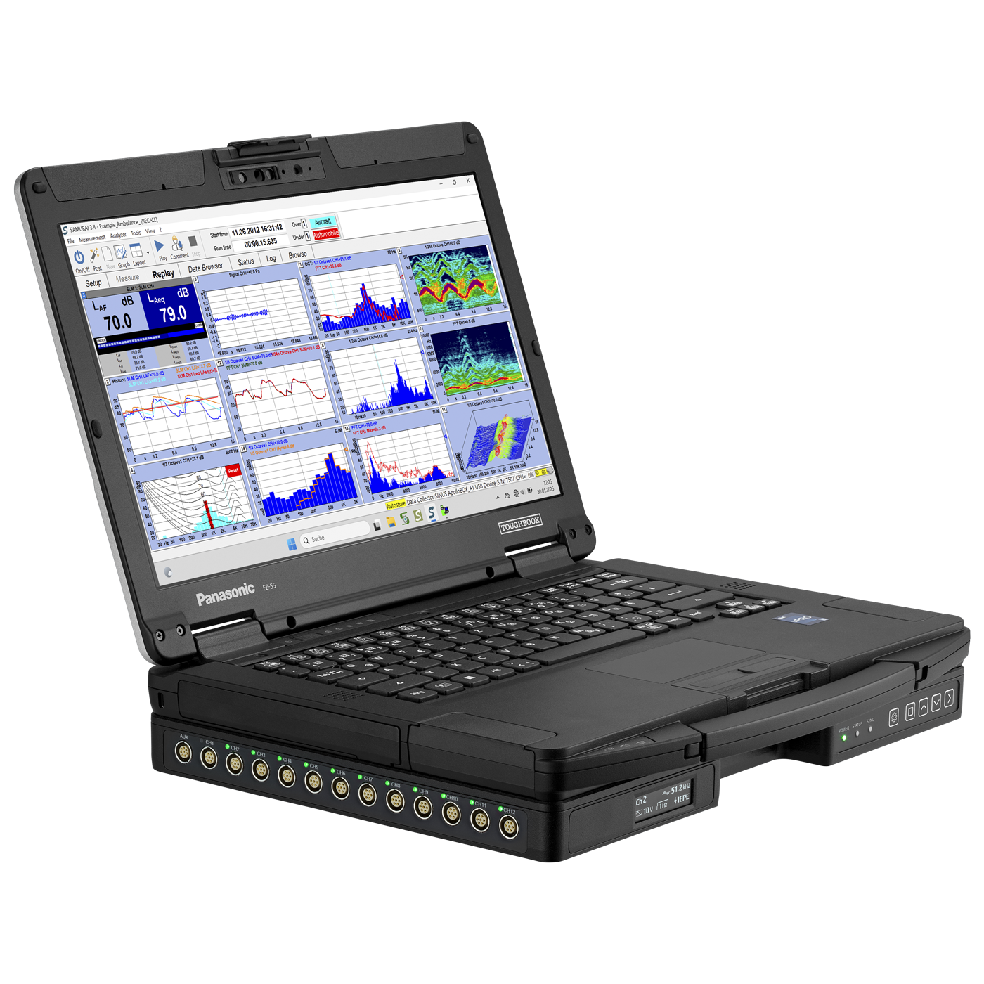 soundbook Pro Statusinformationen